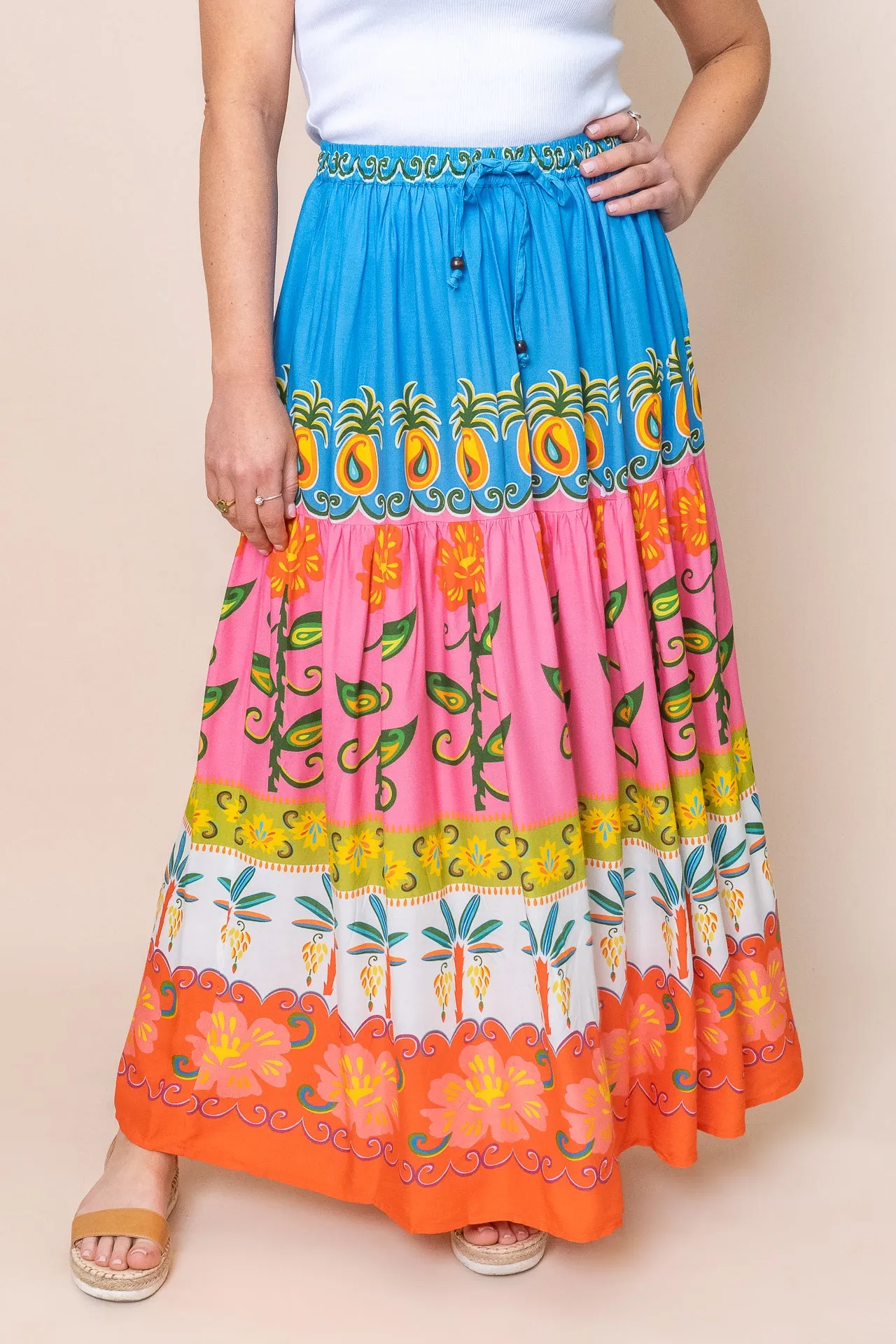Moana Skirt in Blue Multi - Final Sale sold by Always Alice product image thumbnail 4