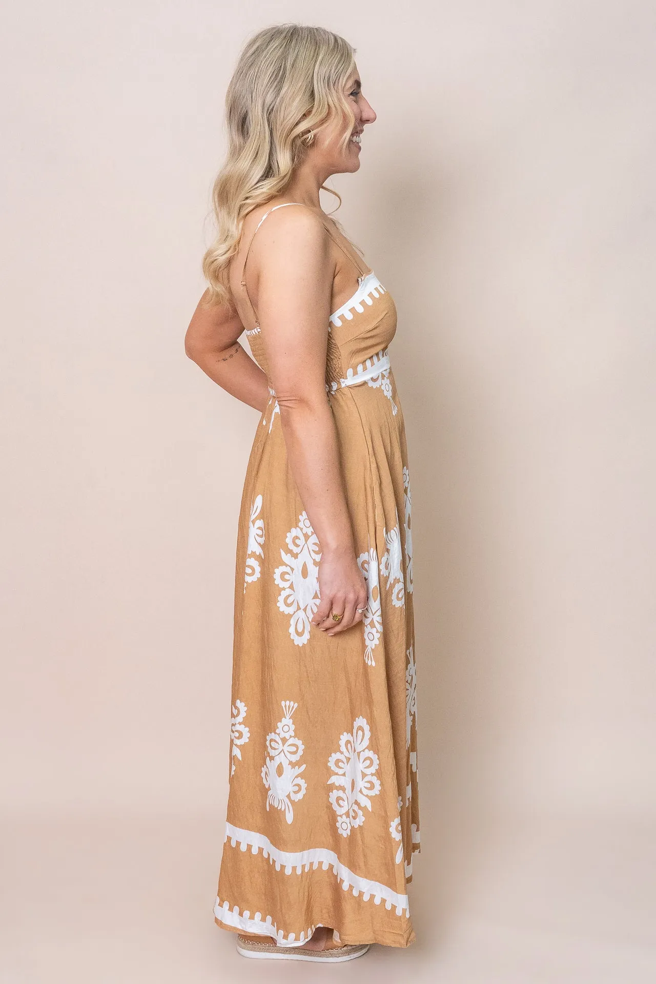 Lucy Maxi Dress in Tan sold by Always Alice product image thumbnail 5