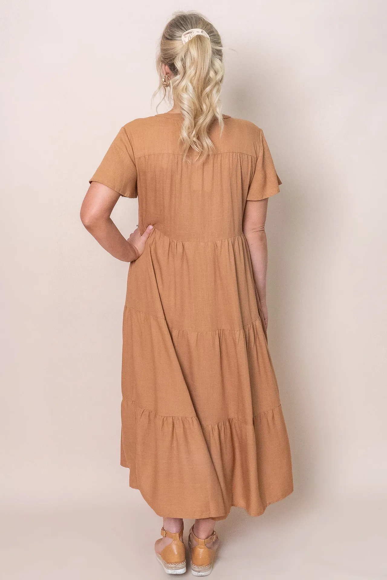 Allanna Dress in Tan - Final Sale sold by Always Alice product image thumbnail 5