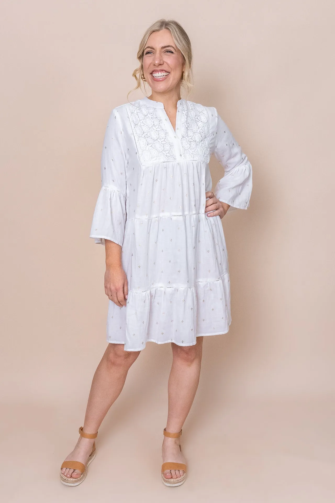 Gabbi Dress in White - Final Sale sold by Always Alice product image thumbnail 3