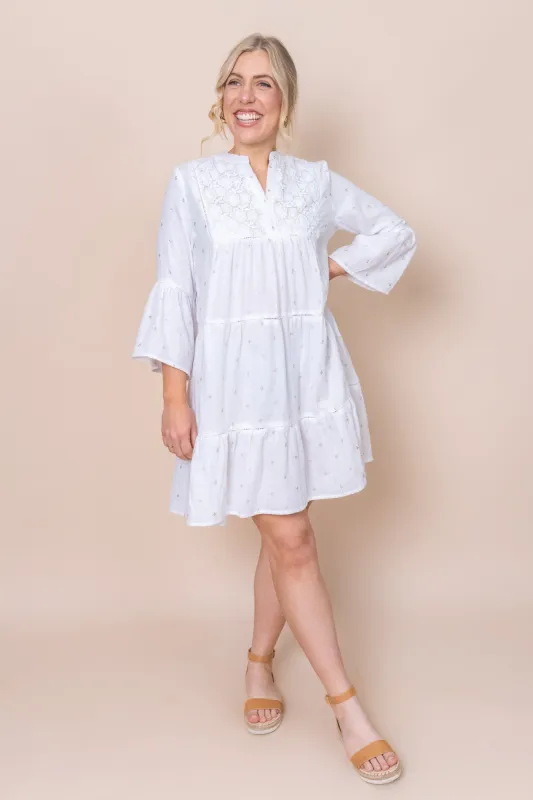 Gabbi Dress in White - Final Sale sold by Always Alice