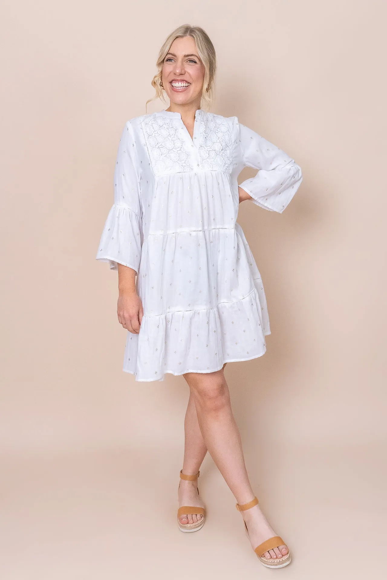 Gabbi Dress in White - Final Sale sold by Always Alice