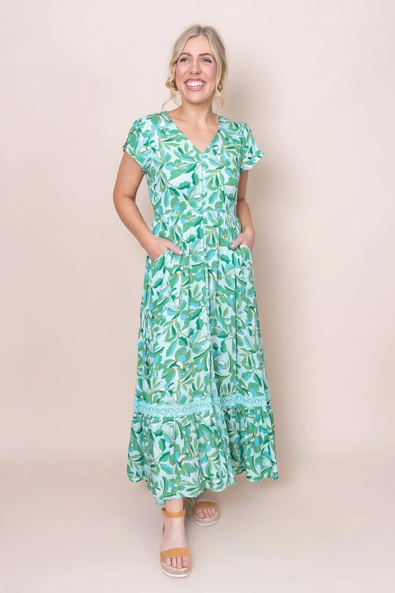 Mabel Dress in Aqua sold by Always Alice product image thumbnail 3