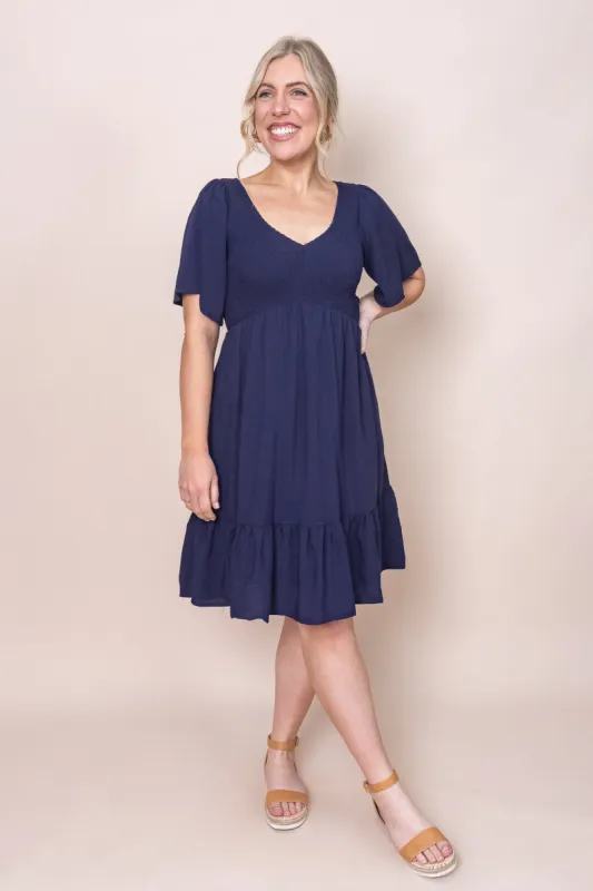 Leni Dress in Indigo - Final Sale sold by Always Alice