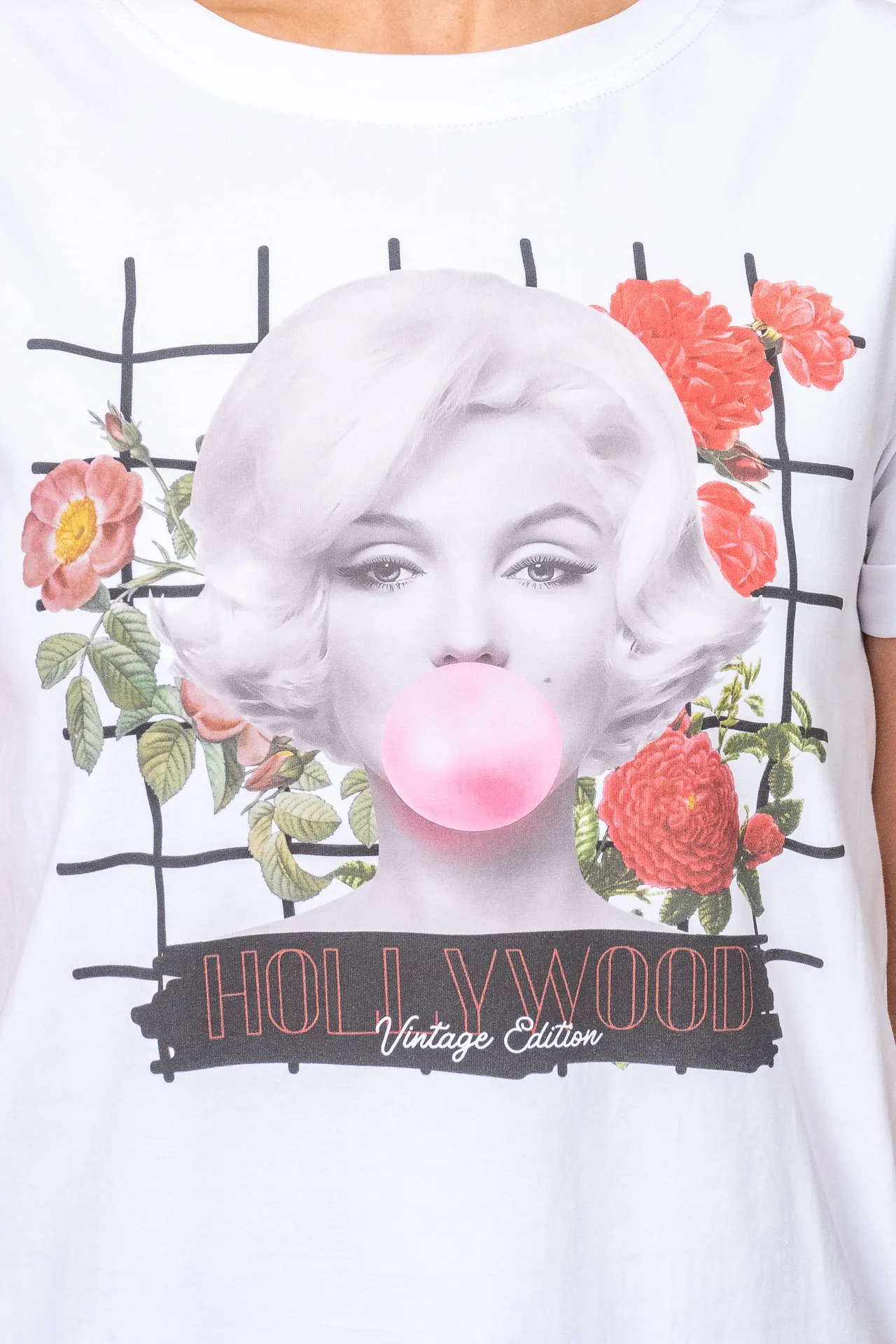 Pop Tee in White - Final Sale sold by Always Alice product image thumbnail 4