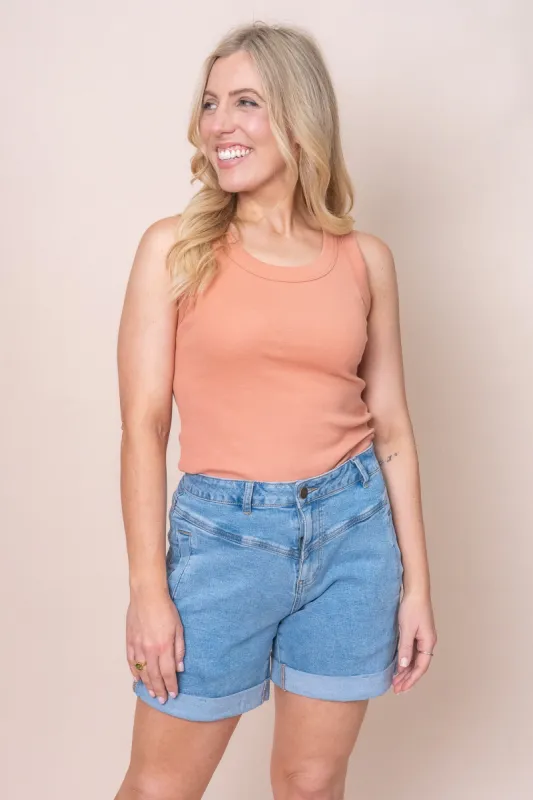 Esme Tank in Clay - Foxwood sold by Always Alice