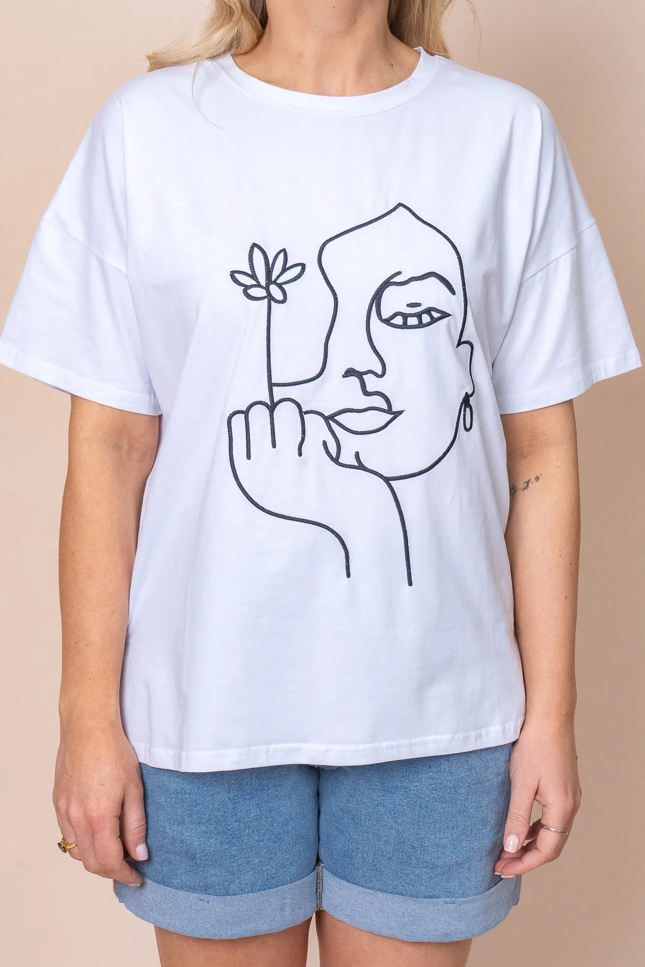 Glory Tee in White sold by Always Alice product image thumbnail 2