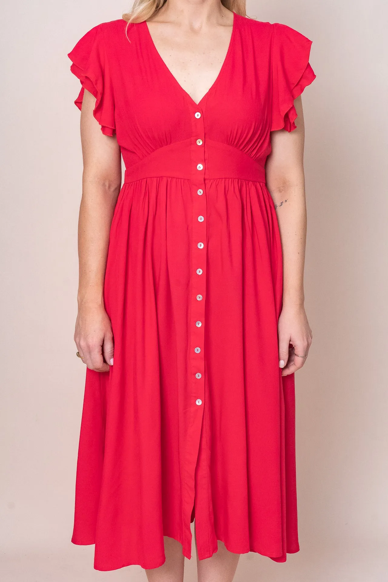 Gilly Dress in Red - Final Sale sold by Always Alice product image thumbnail 4