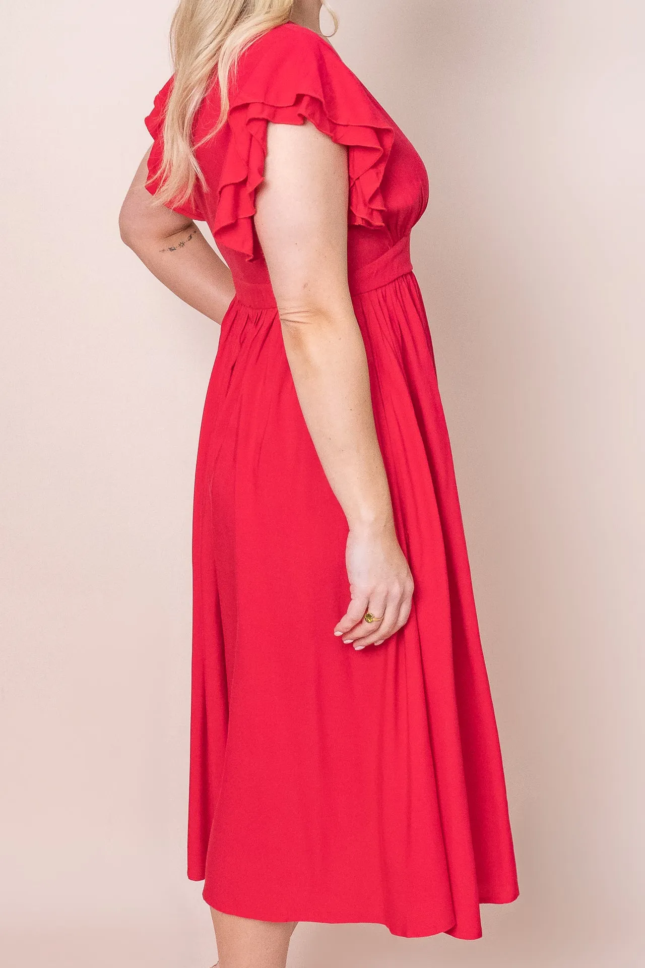 Gilly Dress in Red - Final Sale sold by Always Alice product image thumbnail 5