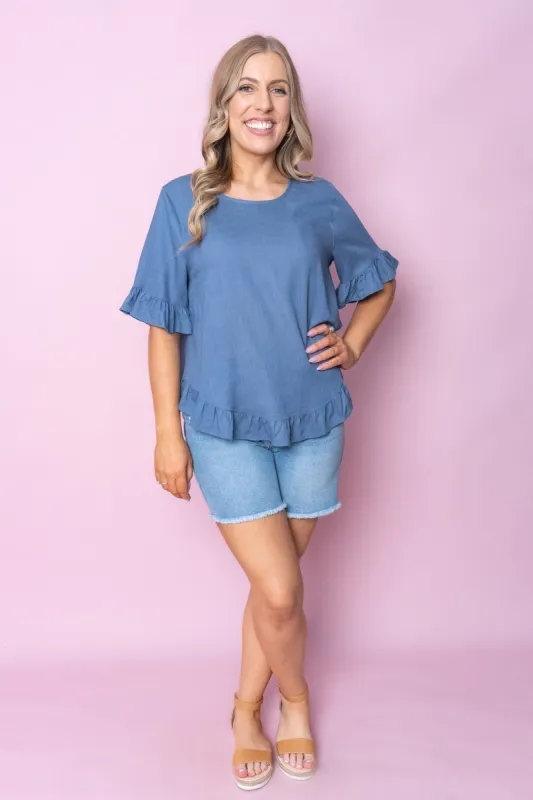 Bo Top in Slate sold by Always Alice