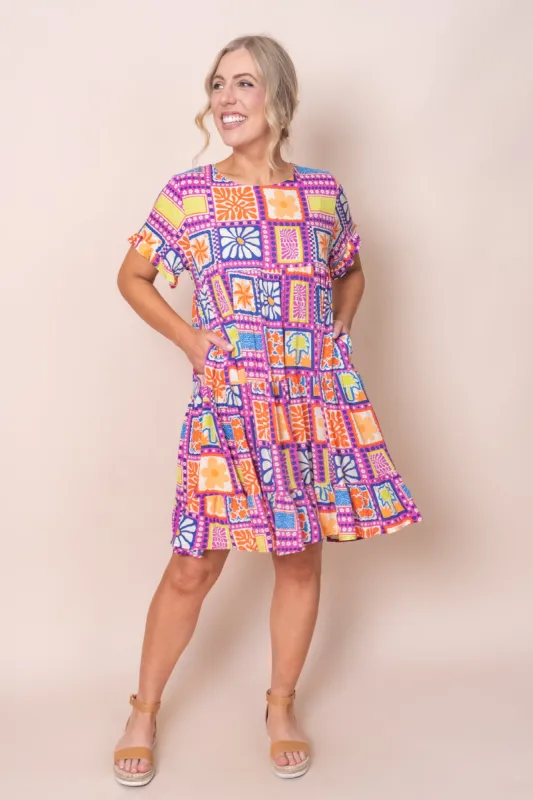 Ettie Dress in Fuchsia sold by Always Alice