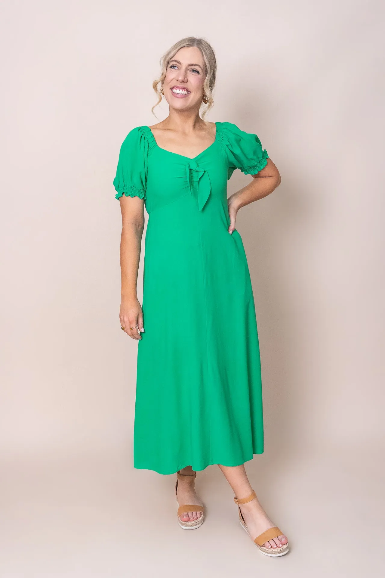 Sienna Midi Dress in Green sold by Always Alice product image thumbnail 3