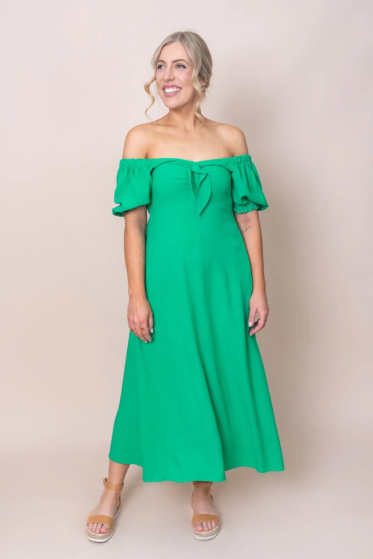 Sienna Midi Dress in Green sold by Always Alice product image thumbnail 2