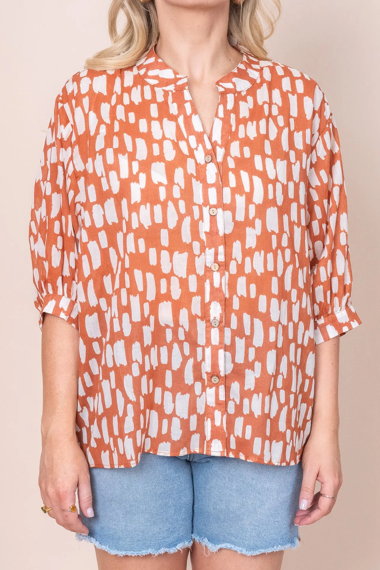 Evie Shirt in Rust sold by Always Alice product image thumbnail 4