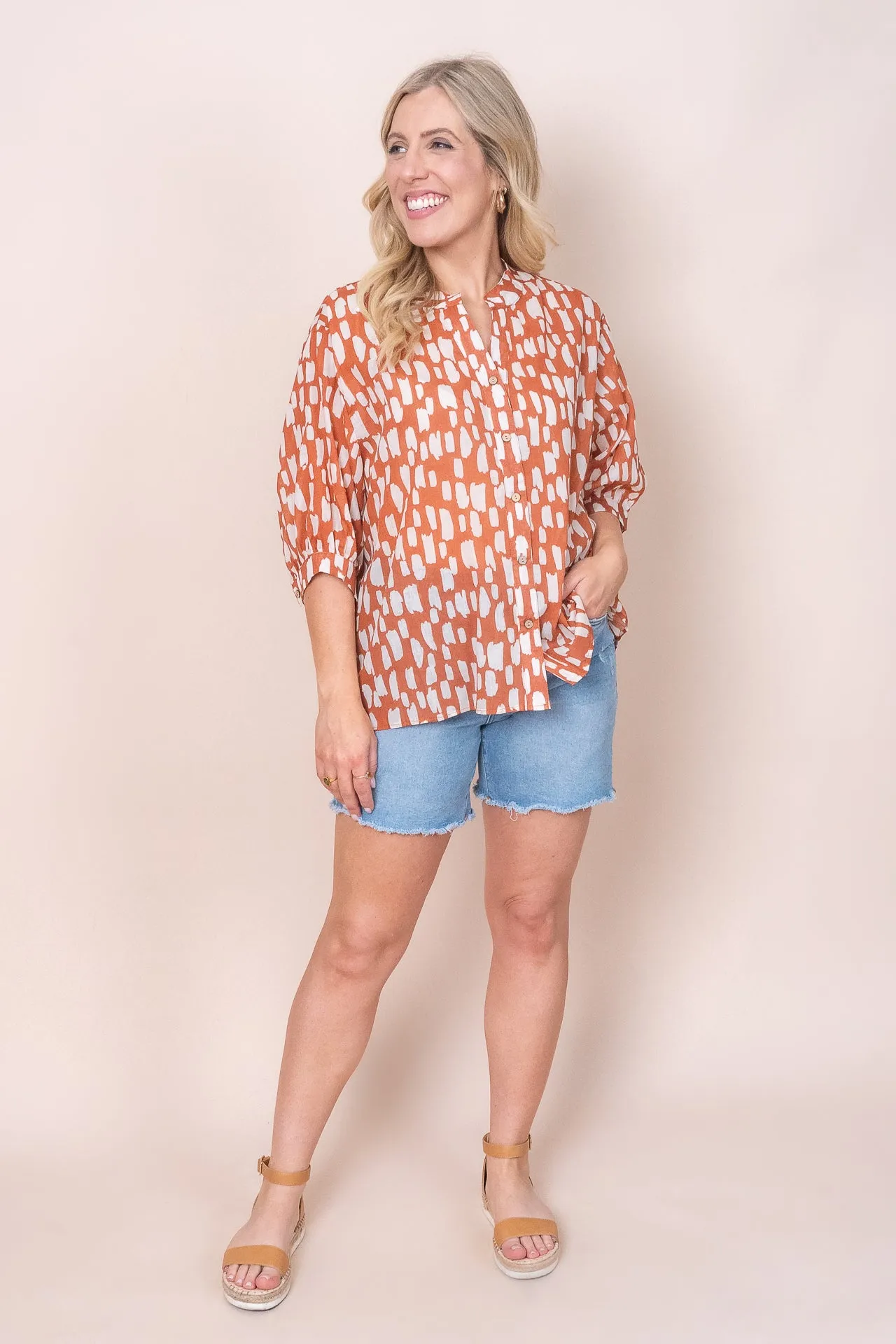 Evie Shirt in Rust sold by Always Alice product image thumbnail 2