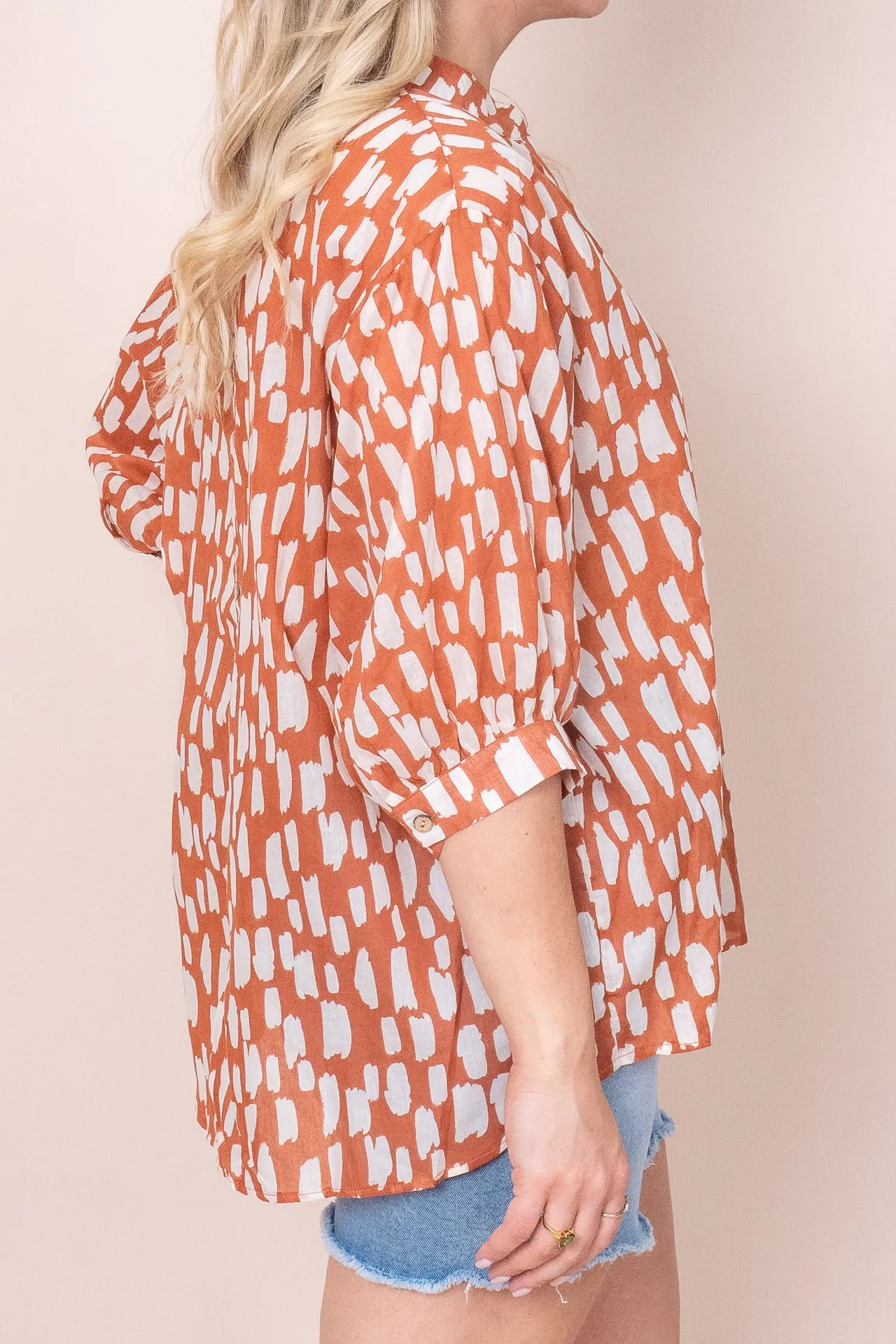 Evie Shirt in Rust sold by Always Alice product image thumbnail 5