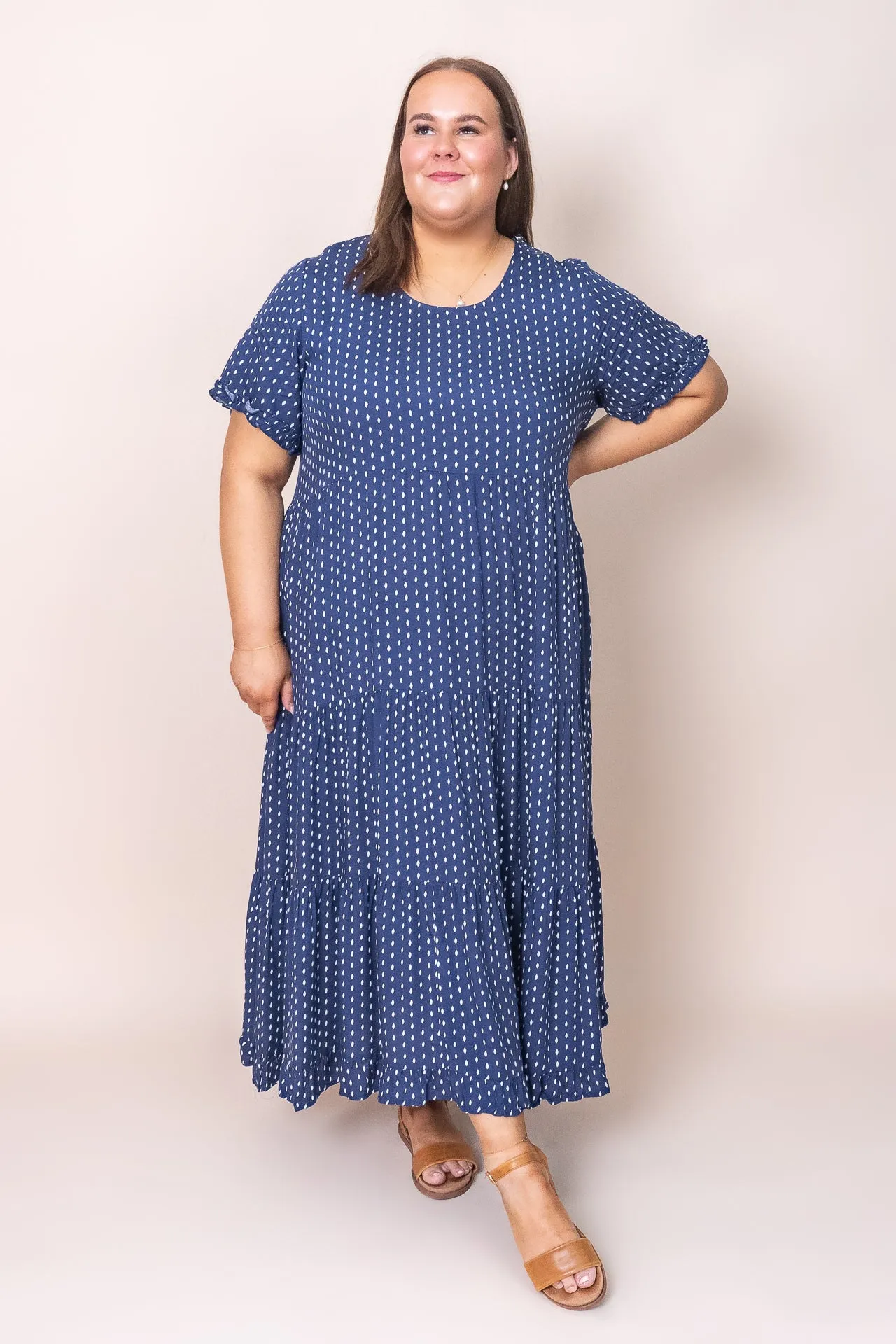 Jensen Midi Dress in Navy sold by Always Alice product image thumbnail 2
