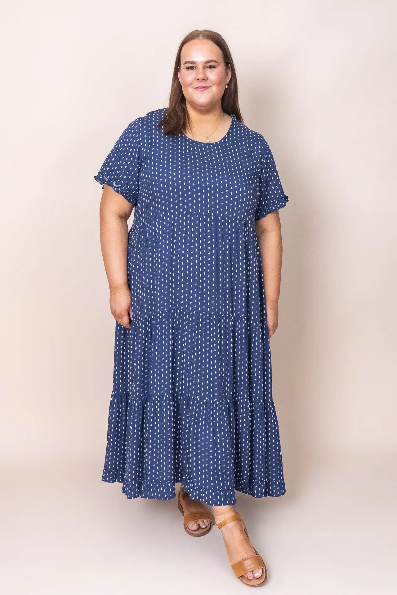 Jensen Midi Dress in Navy sold by Always Alice product image thumbnail 3