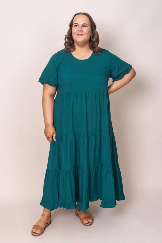 Verina Dress in Forest Green - Final Sale sold by Always Alice