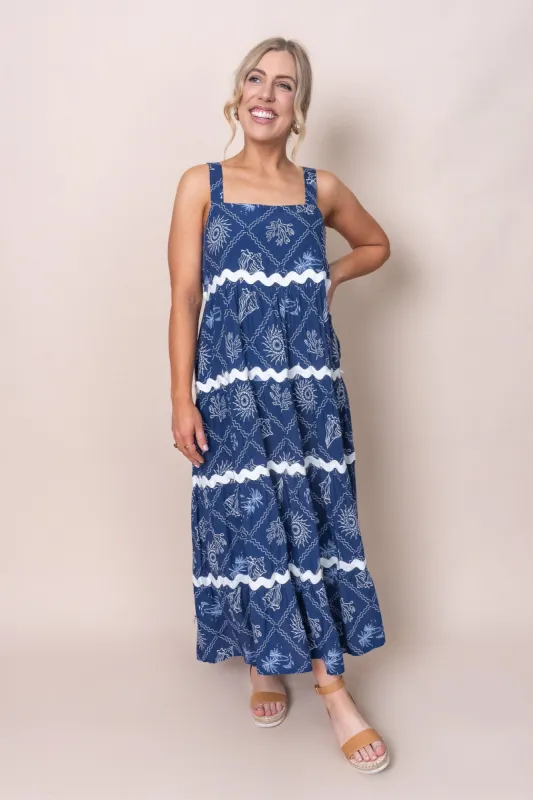 Jackie Dress in Navy - Final Sale sold by Always Alice