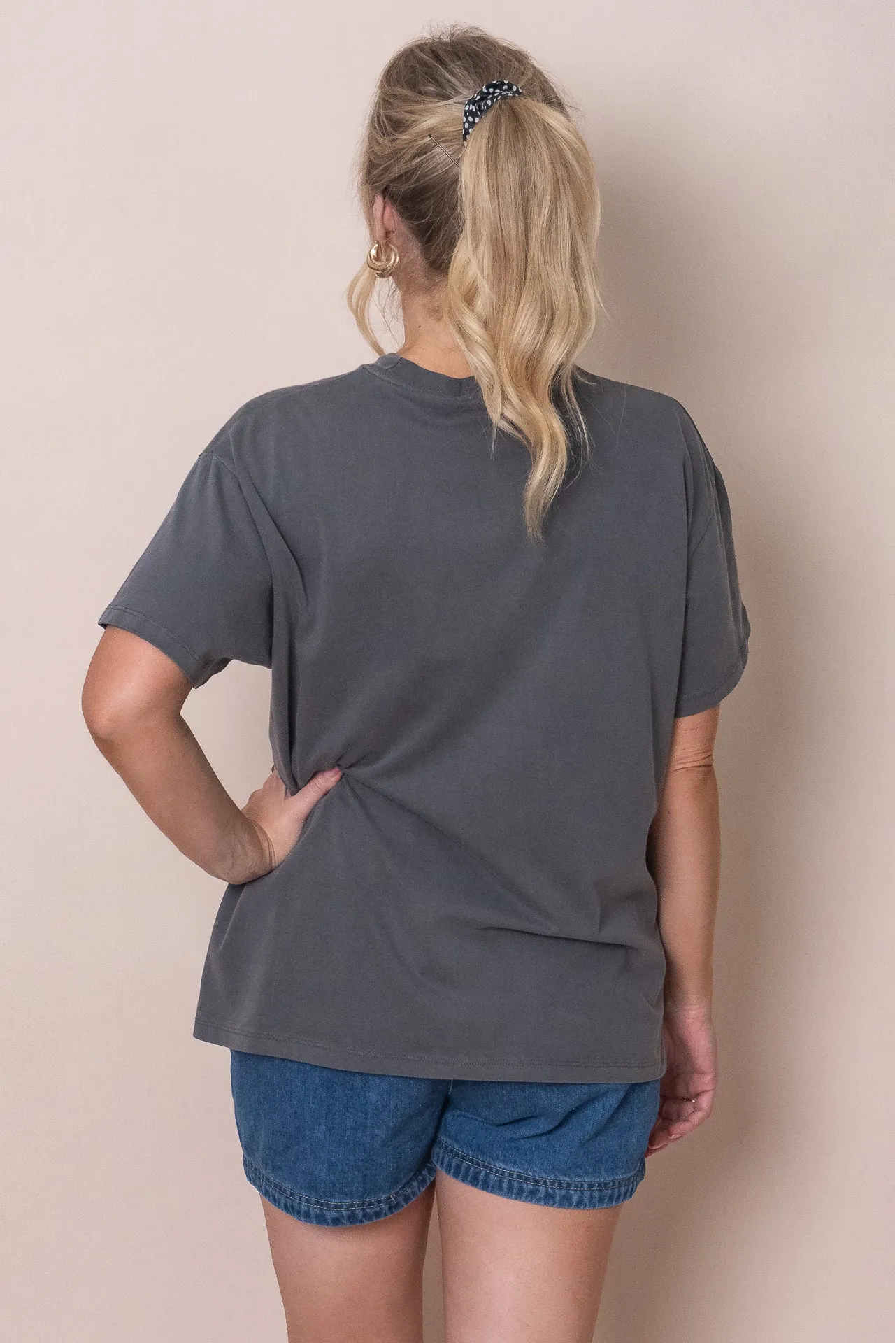 Lovers O/S Tee in Charcoal - All About Eve - Final Sale sold by Always Alice product image thumbnail 4