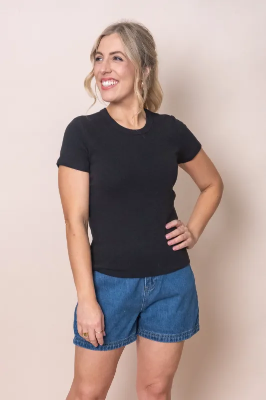 Eve Regular Tee in Black - All About Eve - Final Sale sold by Always Alice