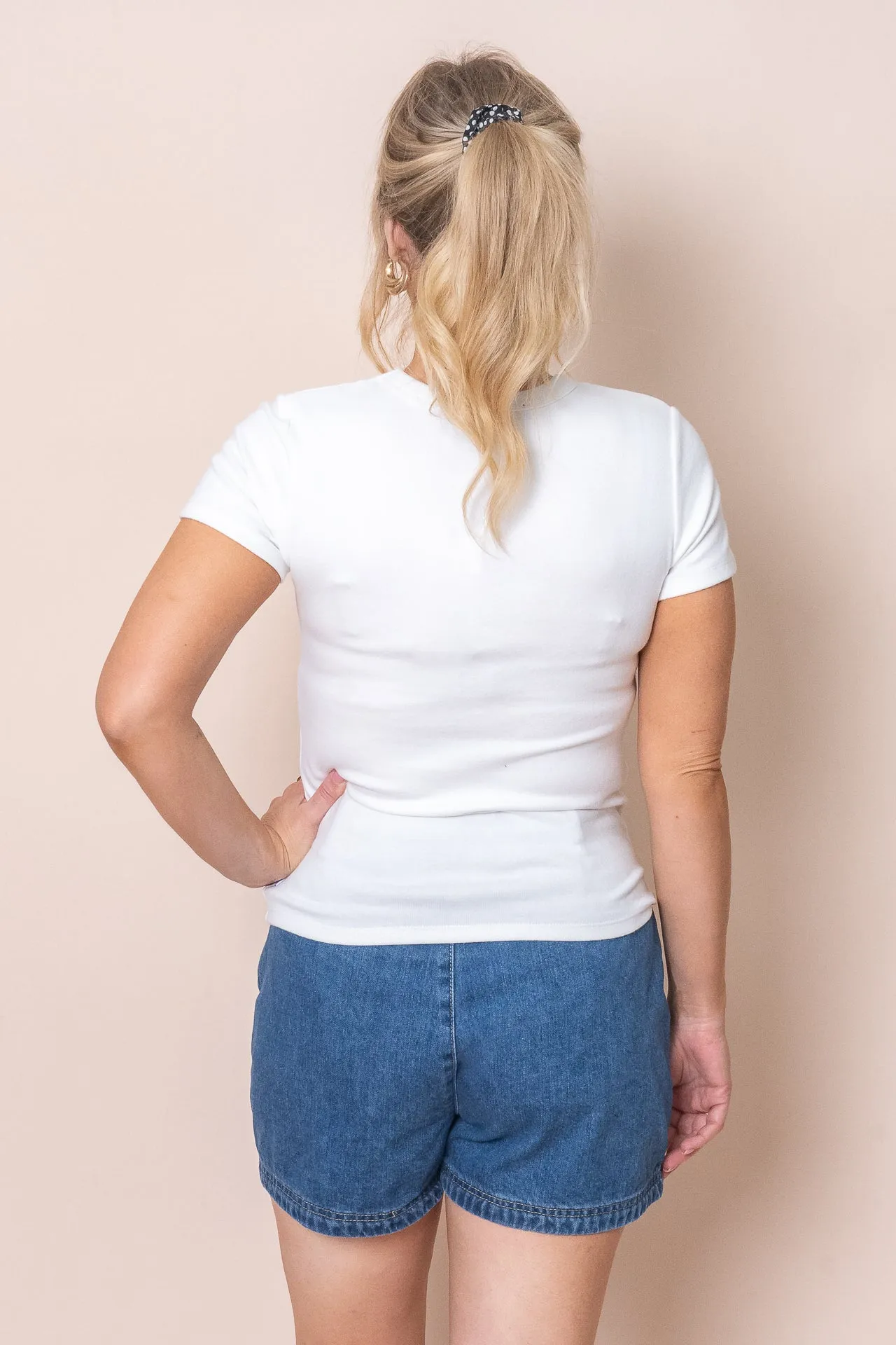 Eve Regular Tee in White - All About Eve - Final Sale sold by Always Alice product image thumbnail 5