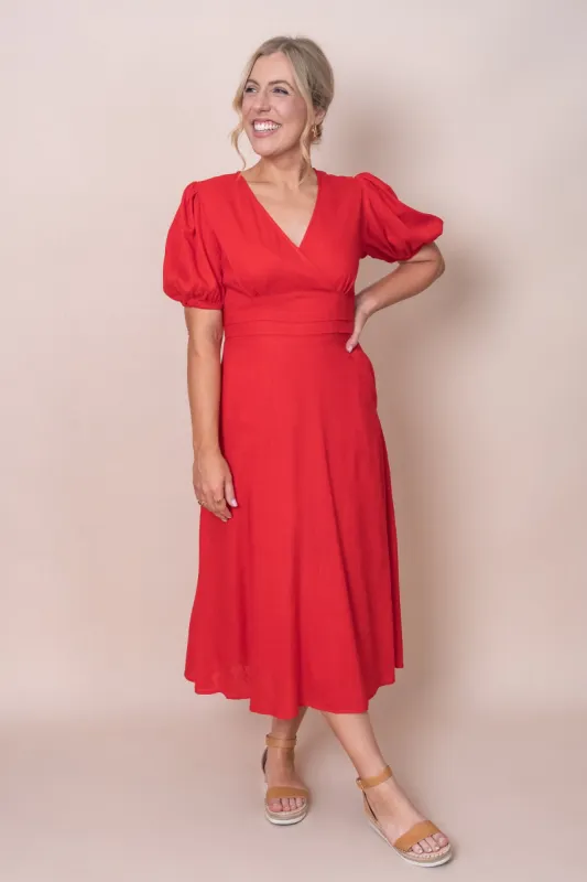 Selah Dress in Red sold by Always Alice