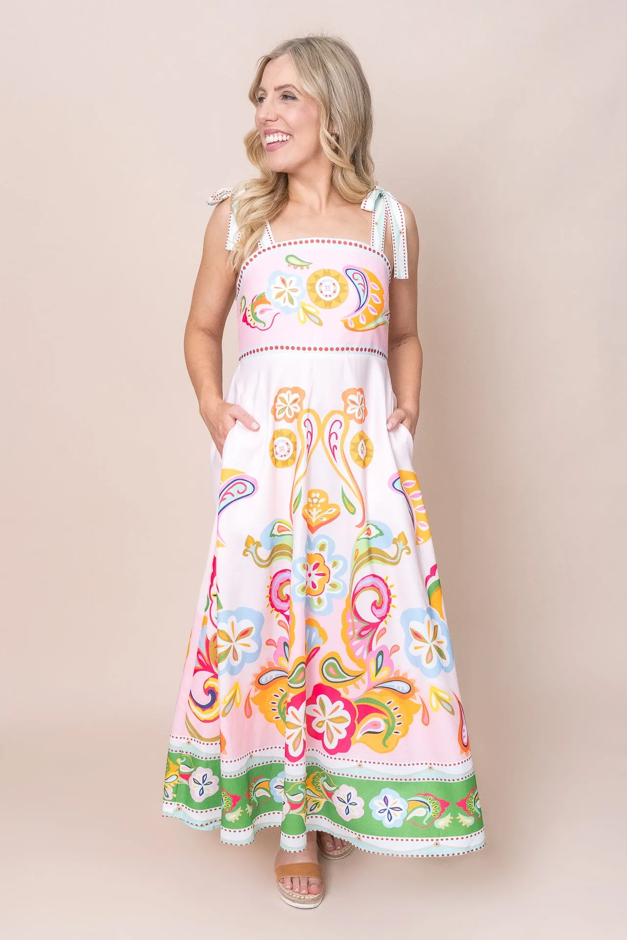 Lainey Dress in Blush sold by Always Alice