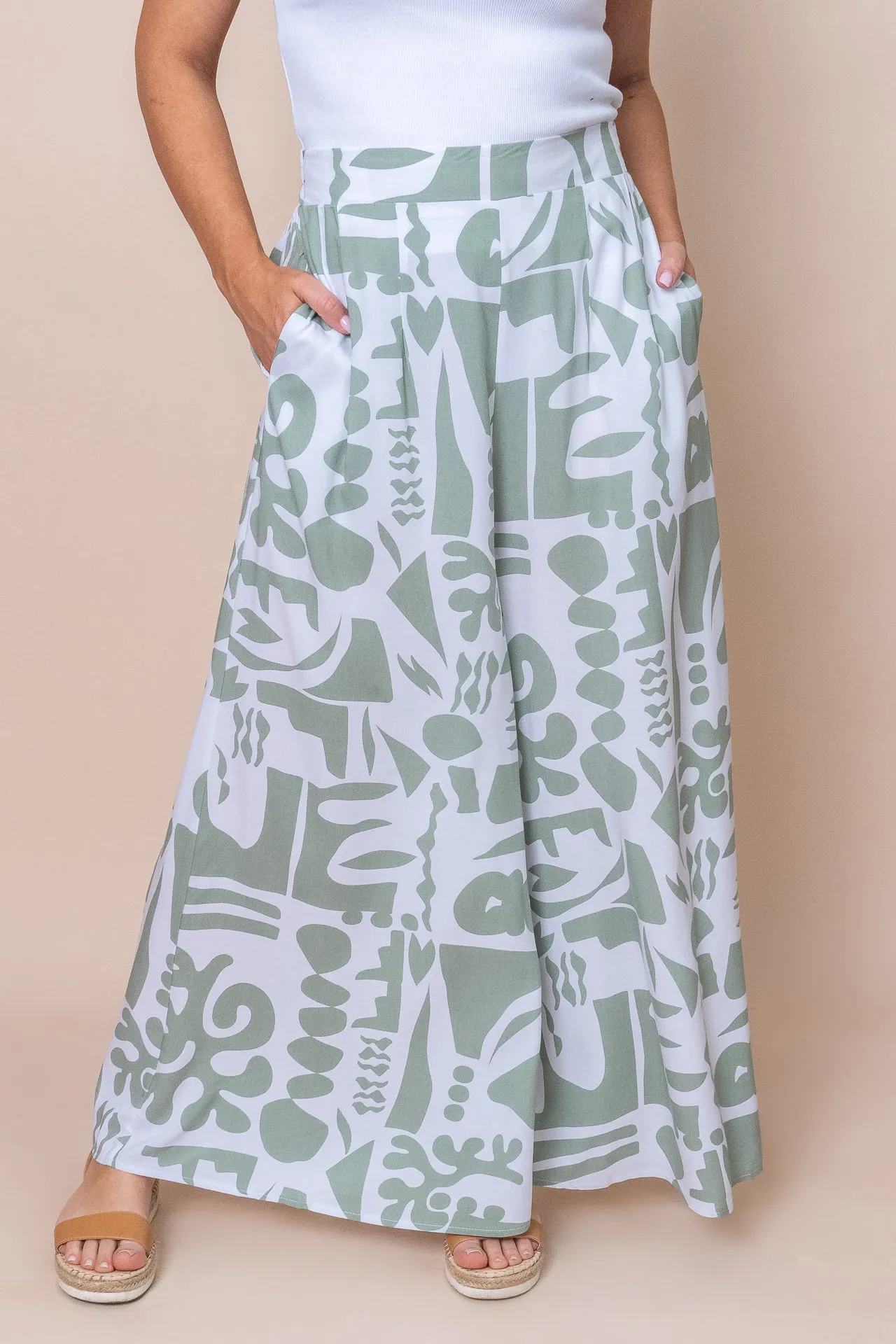 Attie Pants in Sage - Final Sale sold by Always Alice product image thumbnail 2