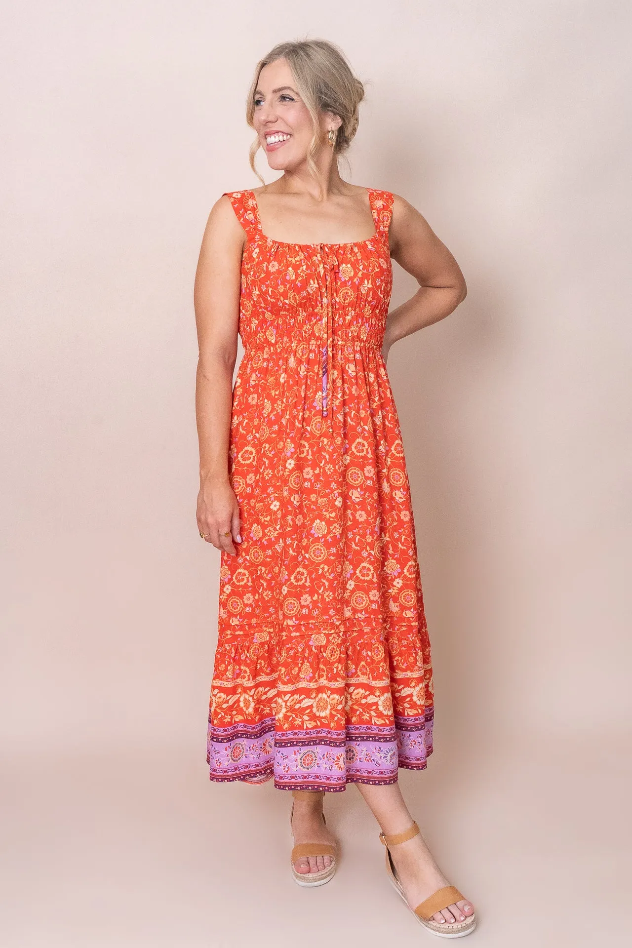 Isabeau Dress in Red - Final Sale sold by Always Alice