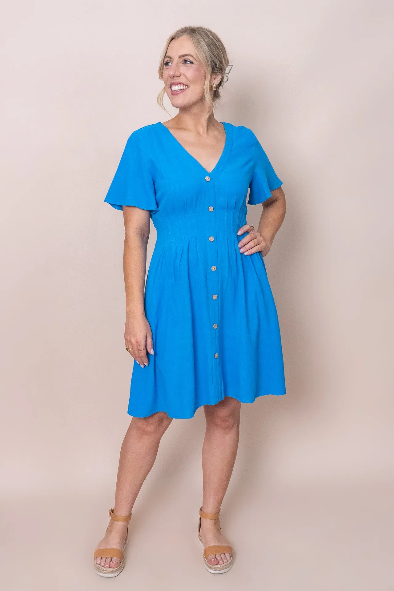 Delia Dress in Blue - Final sale sold by Always Alice