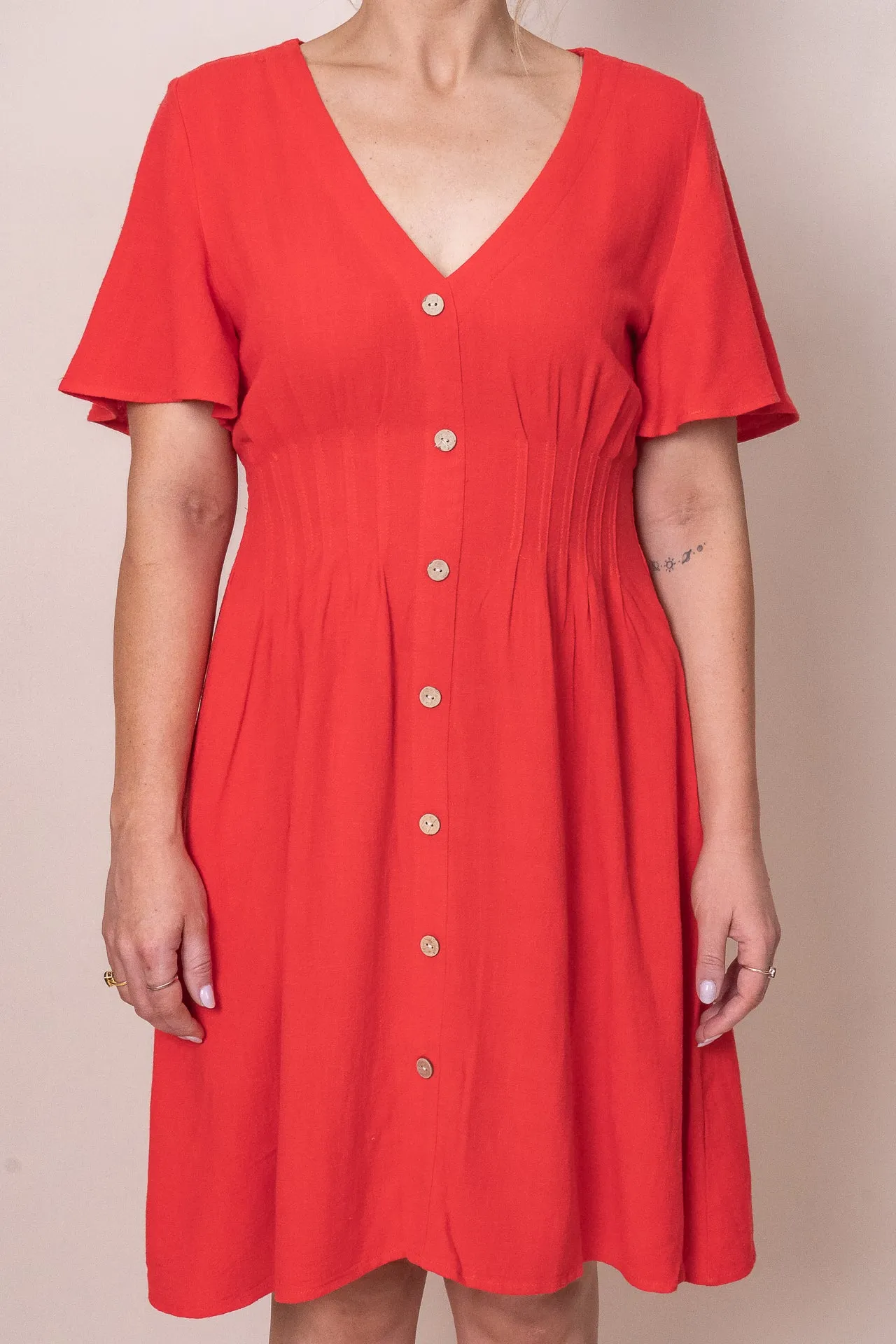 Delia Dress in Red - Final Sale sold by Always Alice product image thumbnail 3