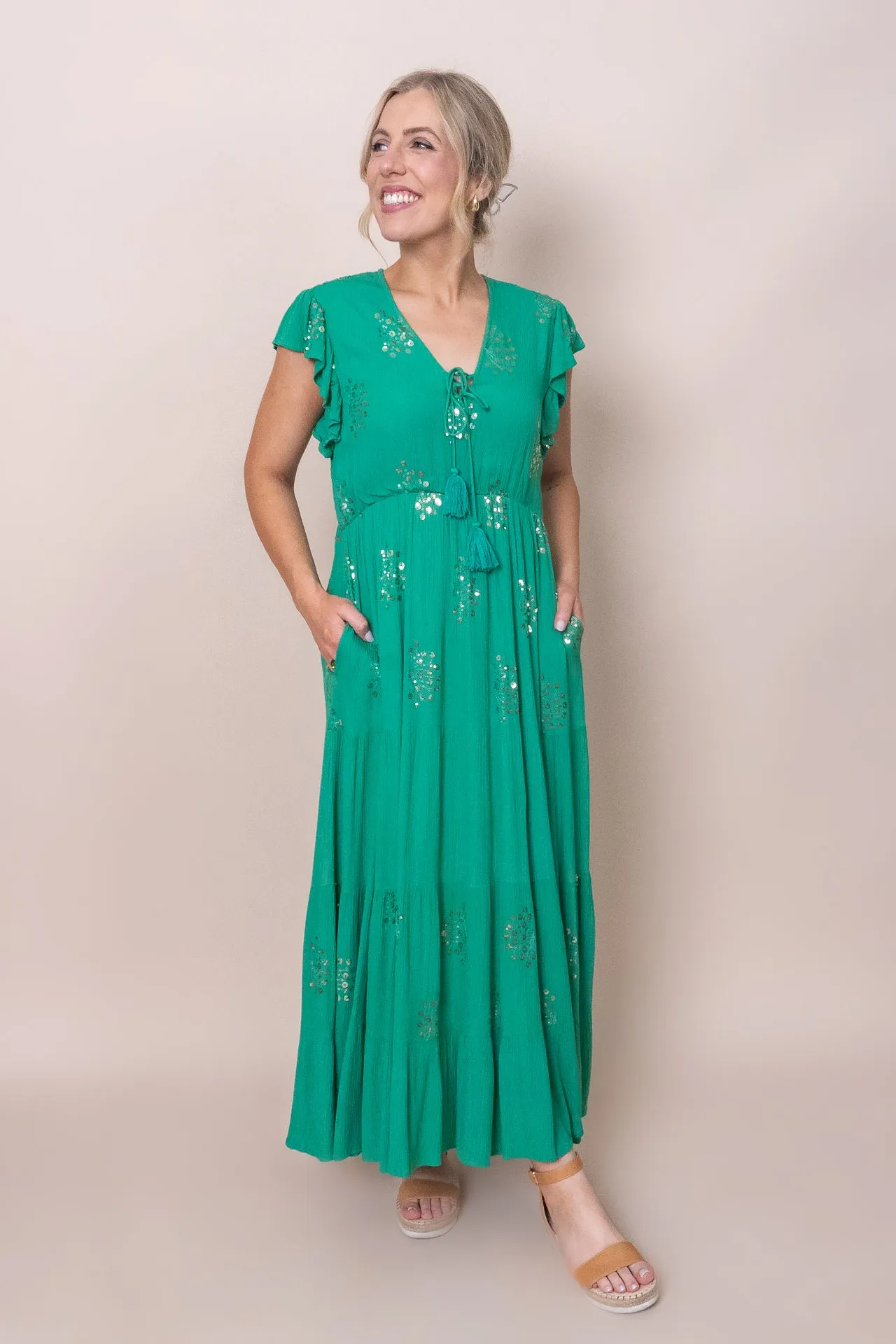 Neri Dress in Green - Final Sale sold by Always Alice product image thumbnail 3