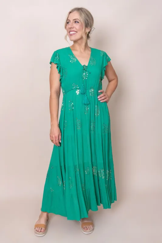 Neri Dress in Green - Final Sale sold by Always Alice