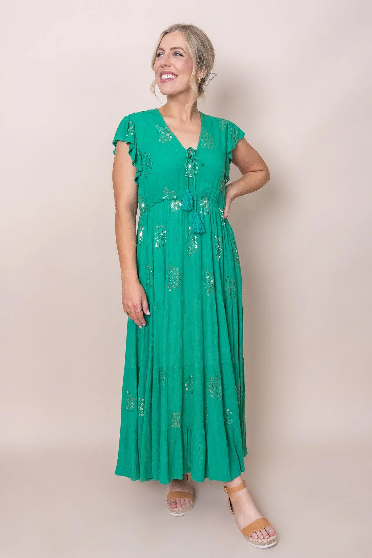 Neri Dress in Green - Final Sale sold by Always Alice product image thumbnail 2