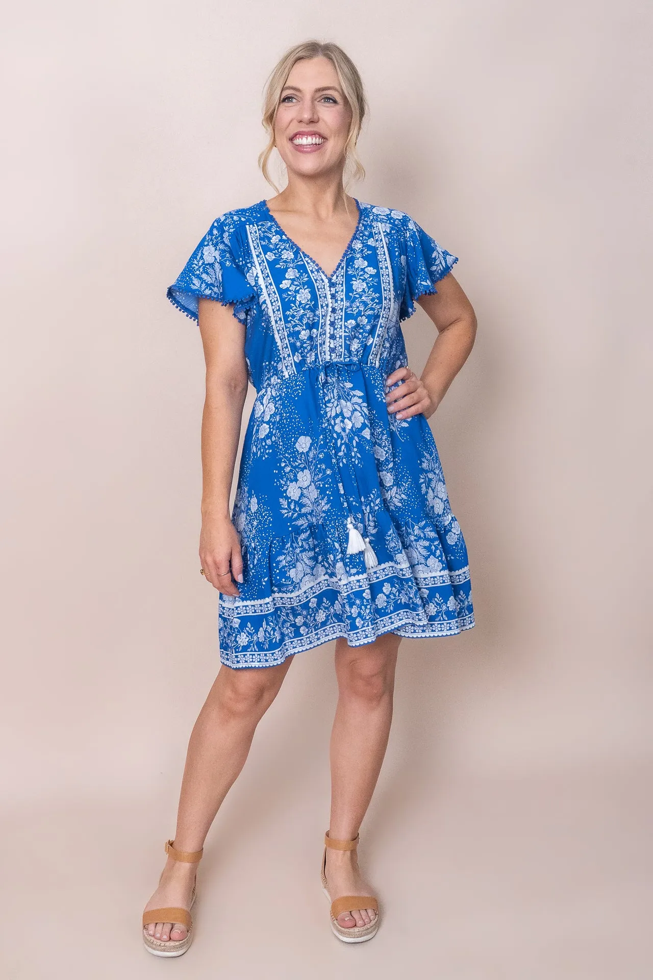 Corie Dress in Blue - Final Sale sold by Always Alice product image thumbnail 3