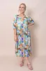 Zandra Midi Dress in Green Multi sold by Always Alice