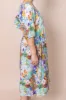 Zandra Midi Dress in Green Multi sold by Always Alice