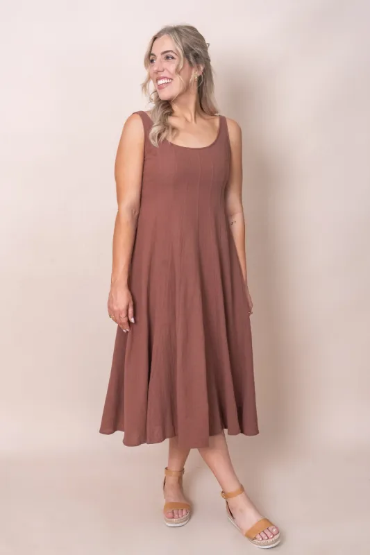 Cassia Dress in Chocolate sold by Always Alice