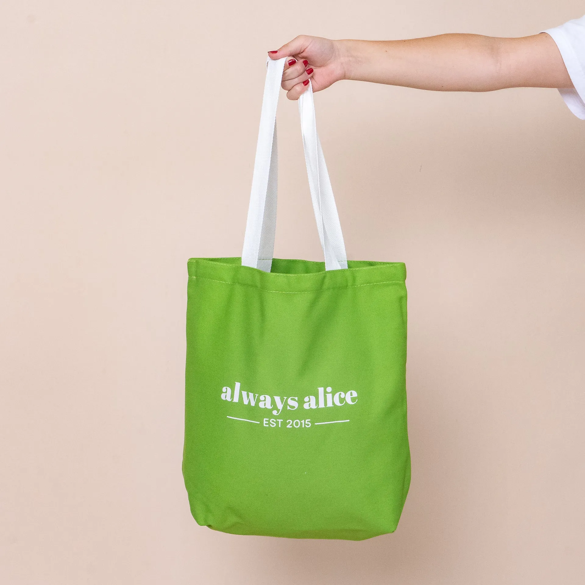 Green Tote sold by Always Alice