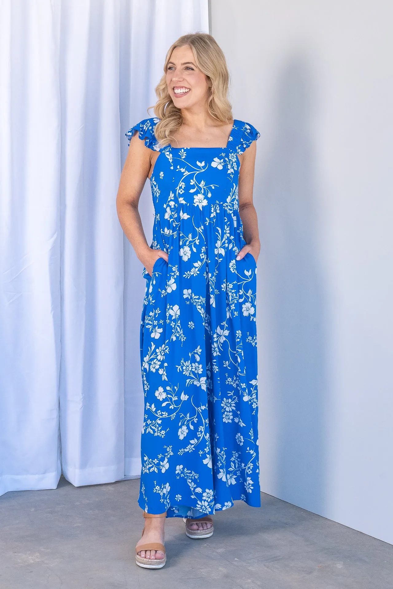 Pearl Jumpsuit in Blue - Final Sale sold by Always Alice product image thumbnail 2