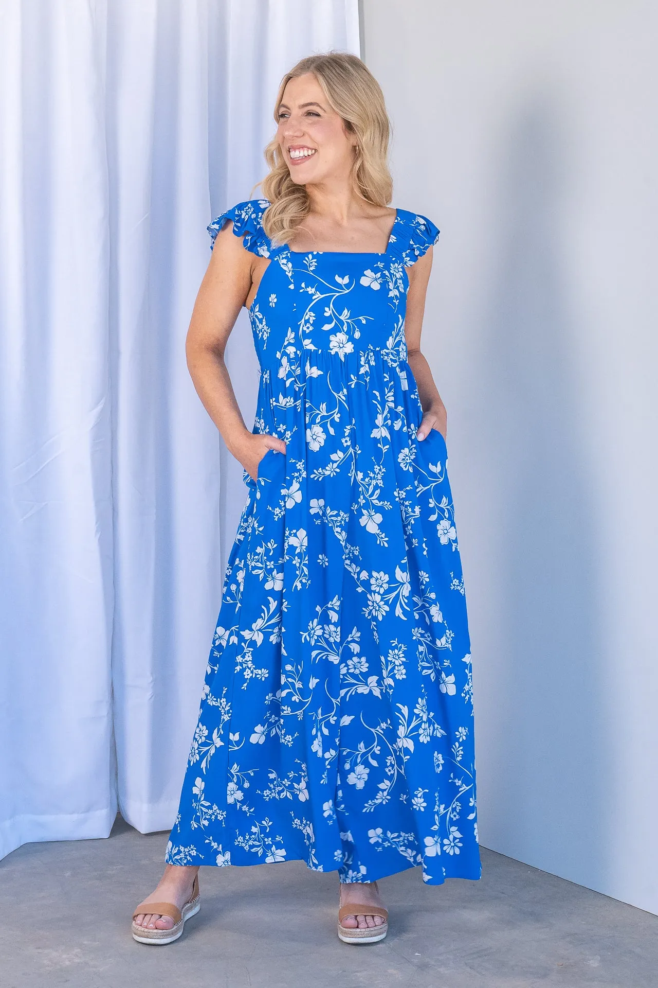 Pearl Jumpsuit in Blue - Final Sale sold by Always Alice