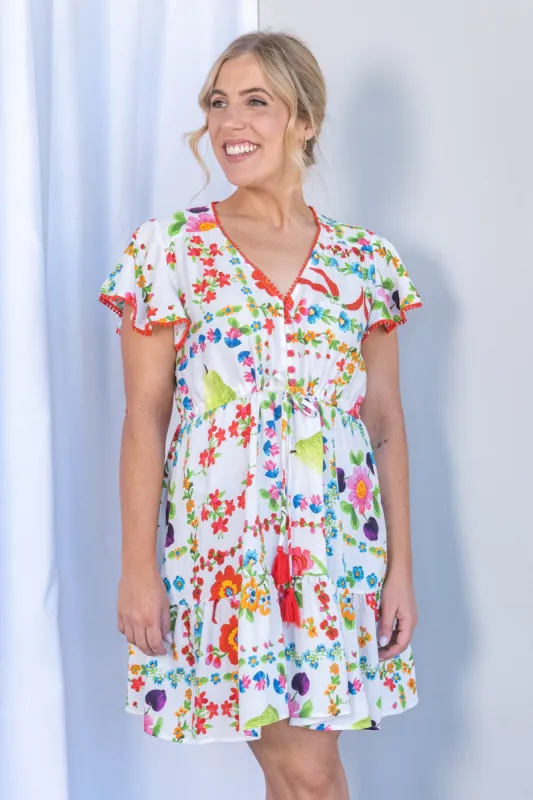 Uella Dress in White - Final Sale sold by Always Alice