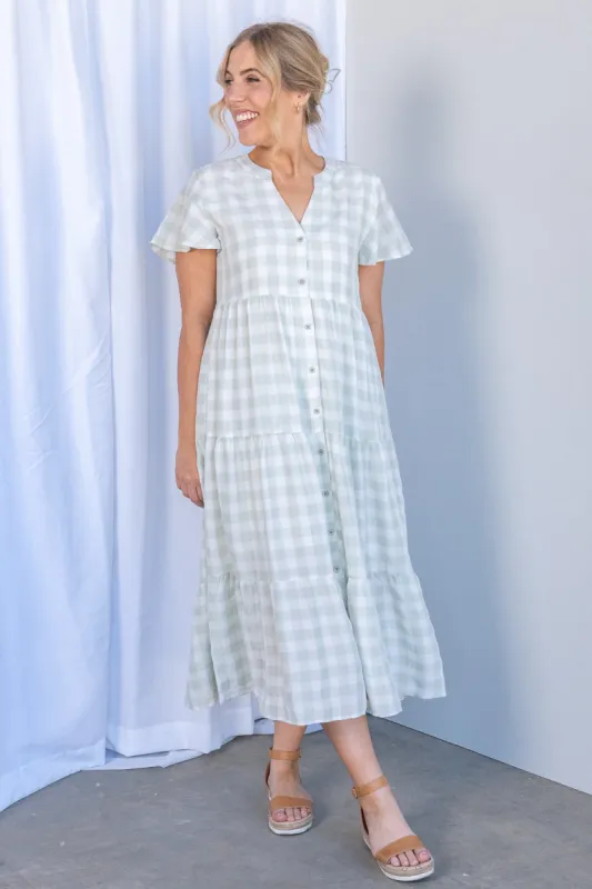 Yohana Dress in Spearmint - Final Sale sold by Always Alice