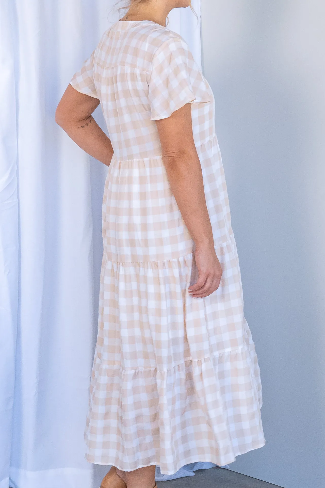 Yohana Dress in Latte - Final Sale sold by Always Alice product image thumbnail 4