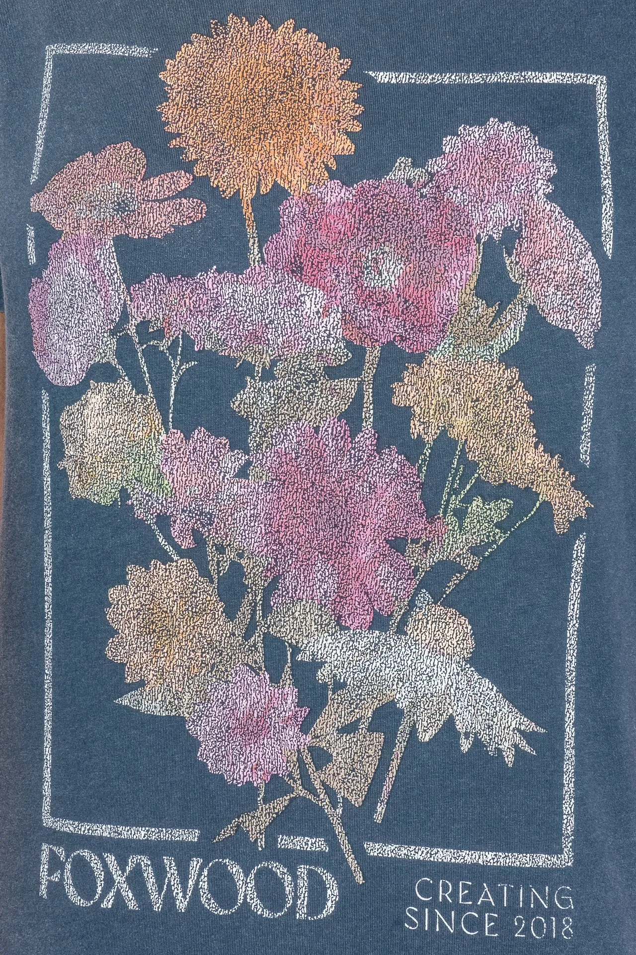 In Bloom Tee in Washed Black - Foxwood - Final Sale sold by Always Alice product image thumbnail 4