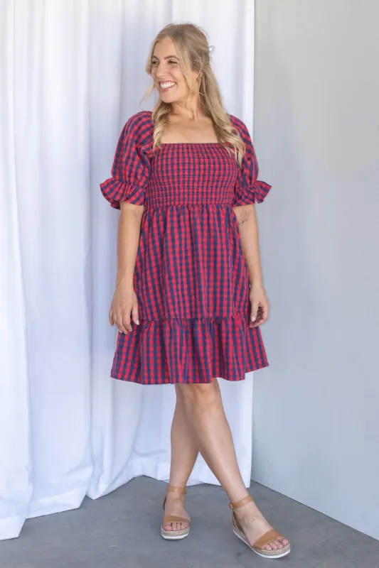 Queenie Dress in Watermelon - Final Sale sold by Always Alice