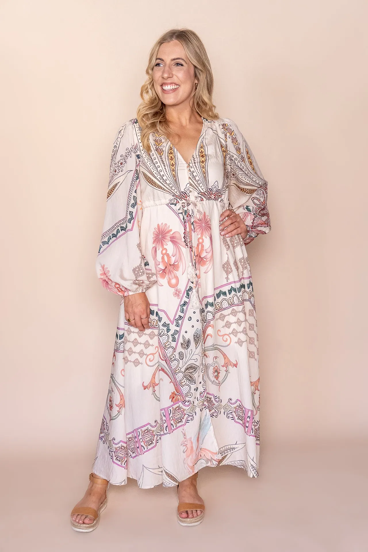 Thea Maxi Dress in Vintage Cream sold by Always Alice product image thumbnail 3