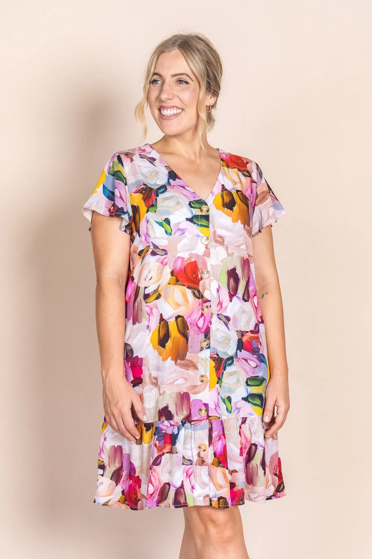 Zimi Floral Dress in Multi sold by Always Alice product image thumbnail 2